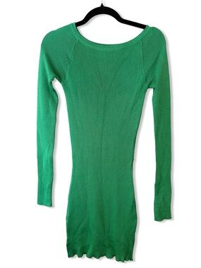 Baobab Collection Olivia dress knit mini Emerald Green Knit dress only M
